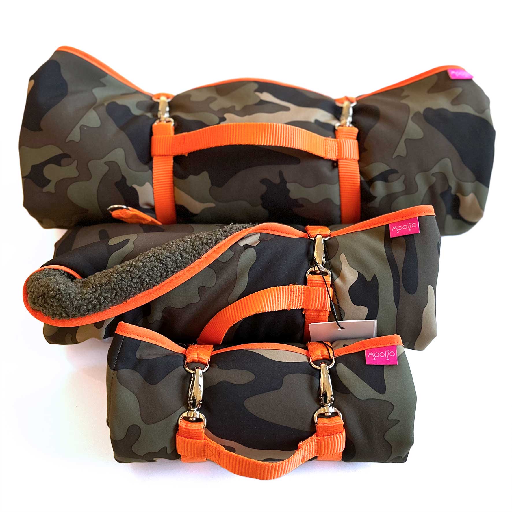 Dog'n'Roll • Mix & Match • SOFORT VERFÜGBAR • Camouflage - Neonorange